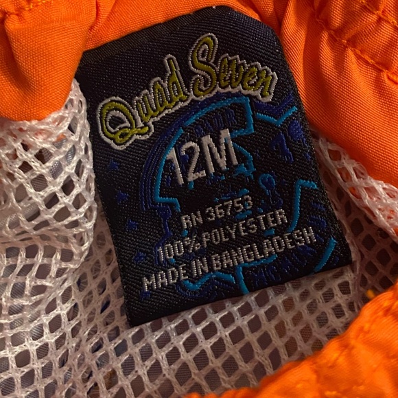 Quad Seven Baby Swim Trunks. 12 months & 24 months available. Look like new. - Picture 3 of 3